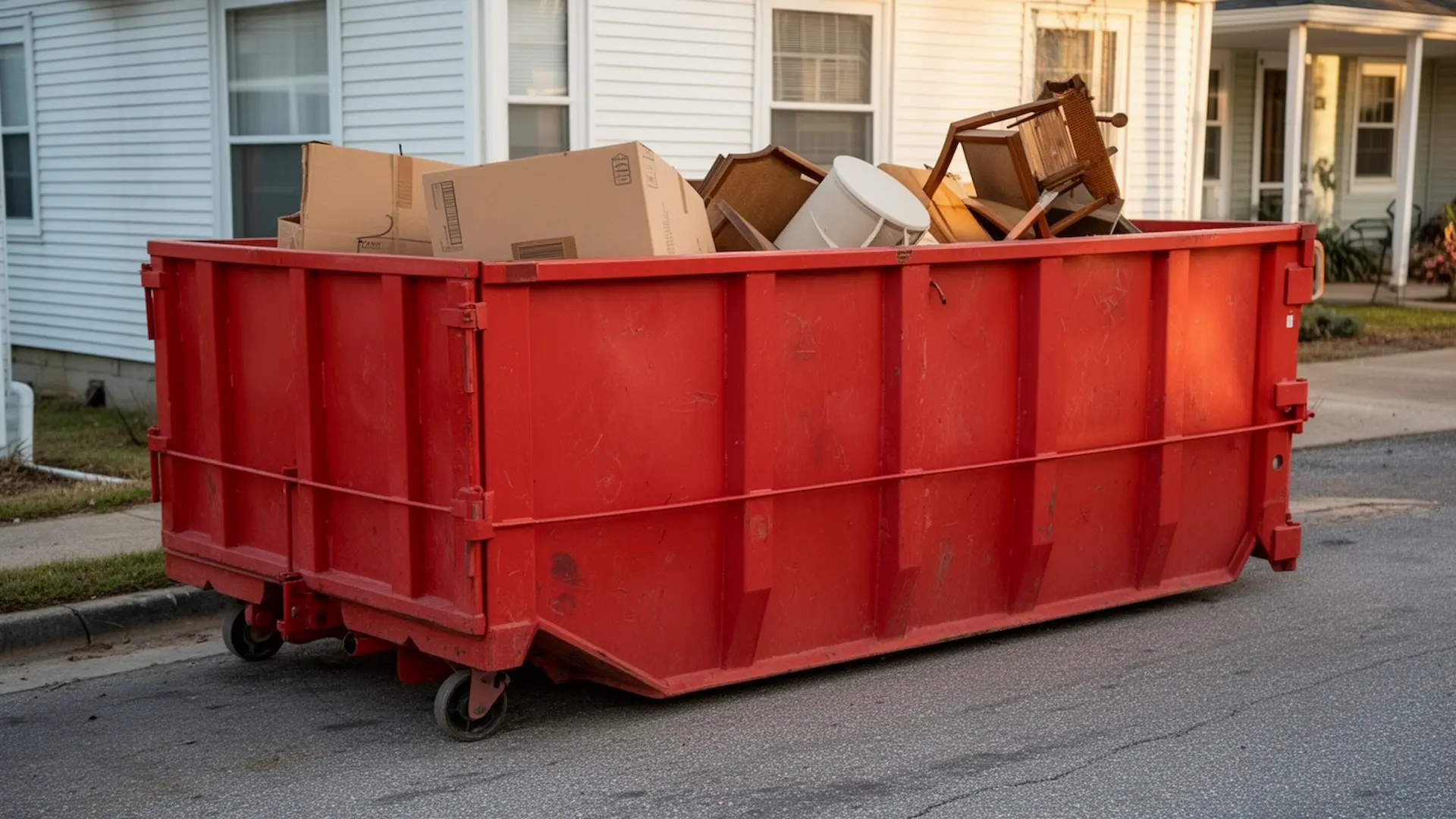 Roll-off dumpster from Hemlock Lake Dumpster Rental & Hauling in Augusta, GA